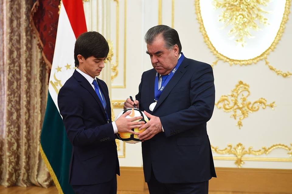 Младший сын президента Таджикистана женился