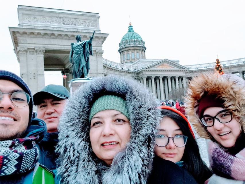 Таджики на красной площади