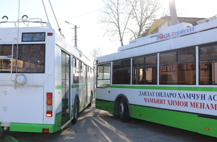 Равуои троллейбуси №12 дар Душанбе пурра барқарор шуд