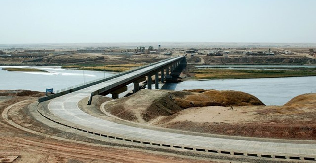 Мост дружбы через реку Пяндж 2020