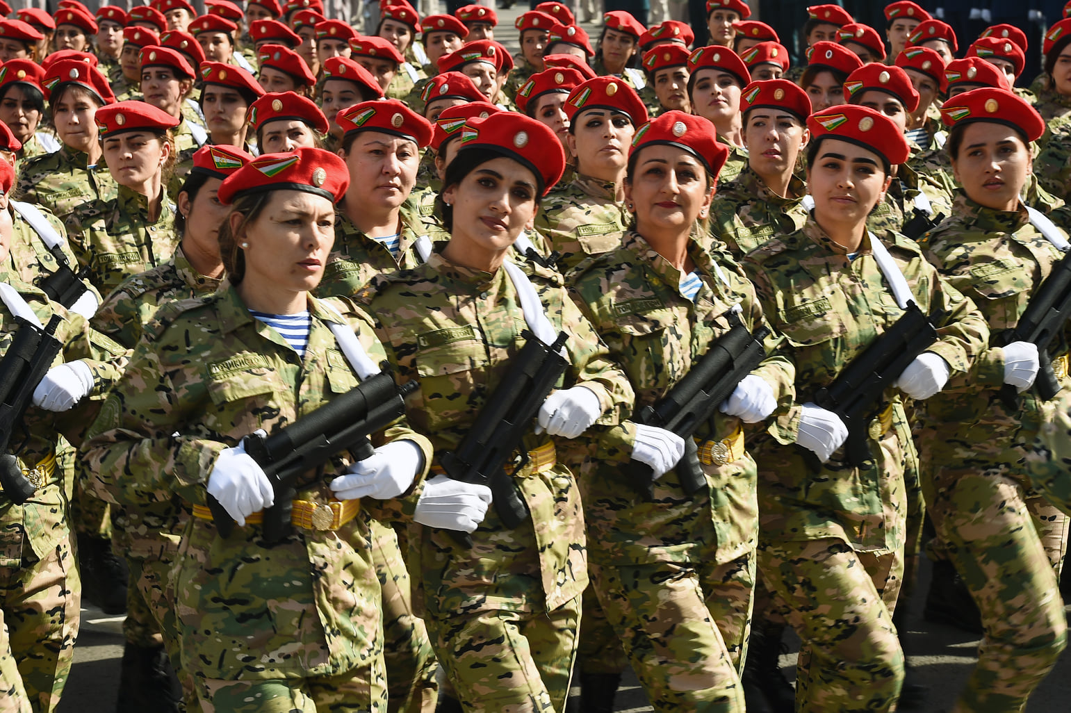 Военный парад в Таджикистане 2021