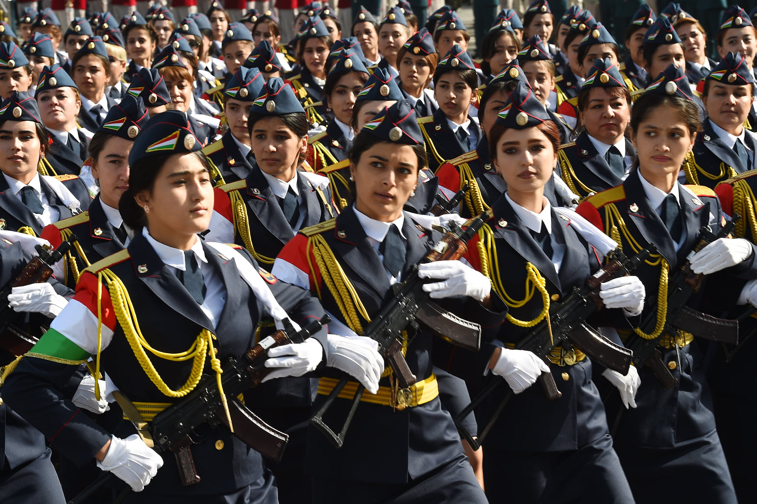 Парад в Душанбе