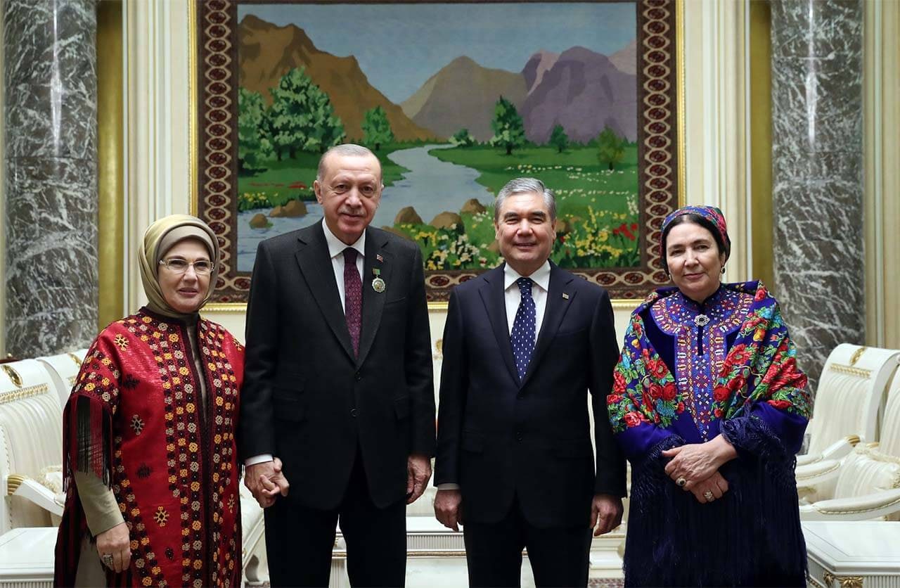 Семья президента Туркменистана Гурбангулы Бердымухаммедов