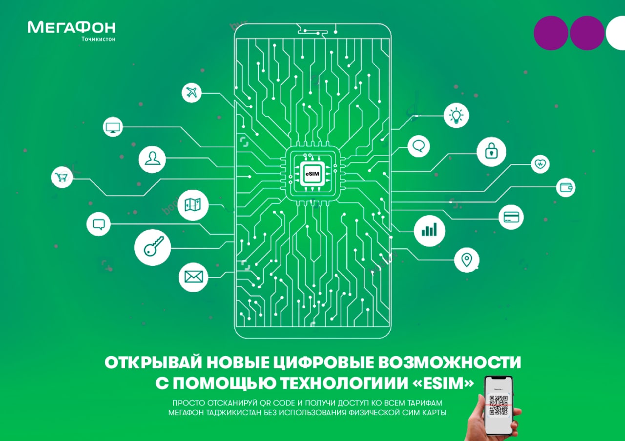 Как подключить электронную карту eSIM на смартфоне | Новости Таджикистана  ASIA-Plus