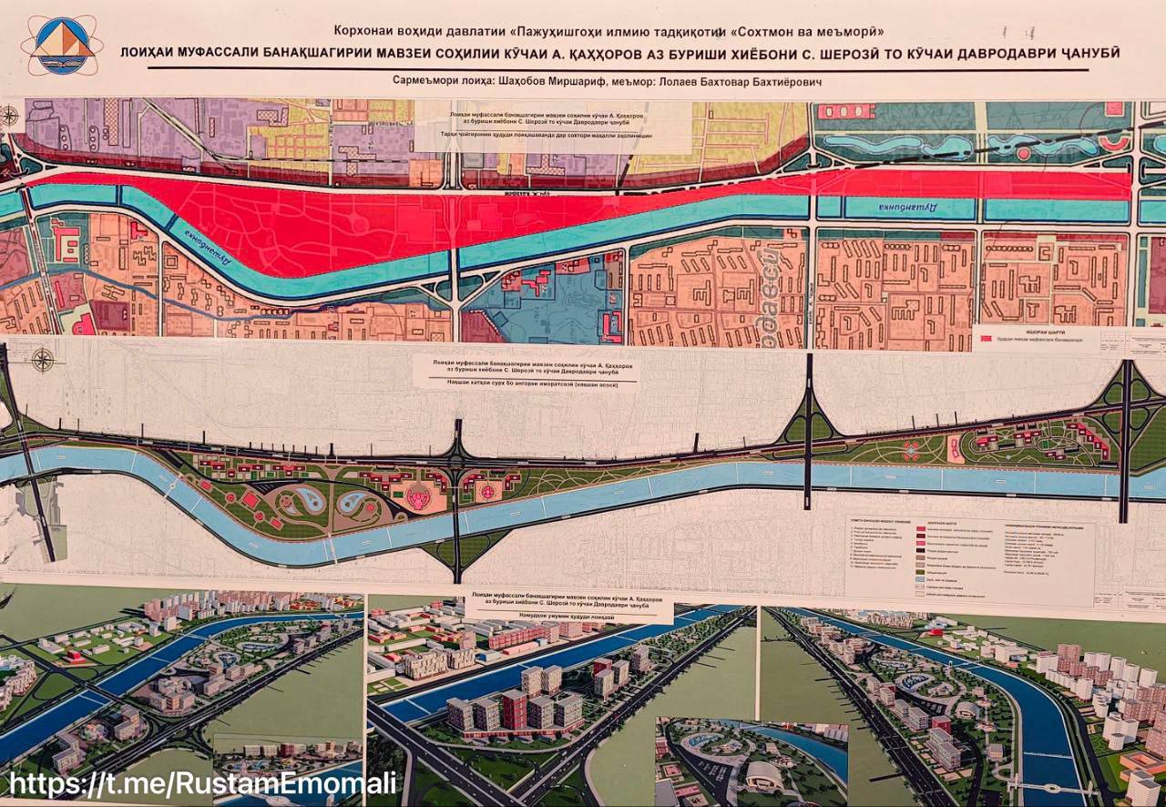 Мэр презентовал президенту Душанбе будущего | Новости Таджикистана ASIA-Plus