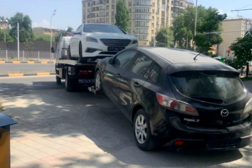 An operation to combat parking violators has begun in Dushanbe.