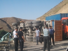 Два крупных ДТП произошло на автотрассе Душанбе-Худжанд 