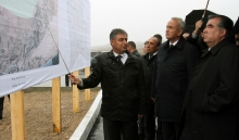 Президент Таджикистана заложил основу нового города в Согде