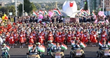 В Худжанде состоялось грандиозное шествие по случаю главного праздника Таджикистана