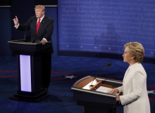 Трамп и Клинтон на финальных дебатах поспорили о влиянии Путина