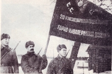 Таджикские кавалеристы в битве за Москву