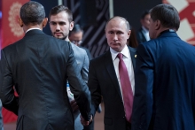Последняя встреча: Путин и Обама поговорили четыре минуты