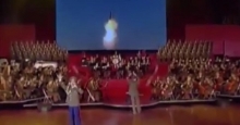 В КНДР показали постановочный ролик ракетного удара по США