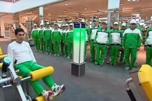 Видео дня. Президент Туркменистана провел тренировку для министров