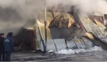 Посольство: Таджикистанцы при пожаре на обувной фабрике под Новосибирском не пострадали