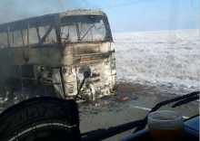 52 человека сгорели заживо в автобусе в Казахстане. Все они граждане Узбекистана