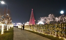 Как выглядит новогодний Ташкент?