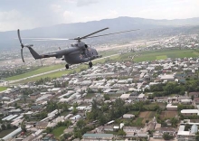 В Таджикистане состоялась генеральная репетиция пролета российской авиации ко Дню Победы