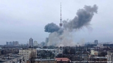 Шестой день военного конфликта в Украине: взрывы возле телебашни в Киеве, выступление Зеленского перед Европарламентом