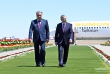 Президенты Узбекистана и Таджикистана посетили Хорезм