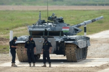 Таджикские военнослужащие одержали первую победу в «Танковом биатлоне»