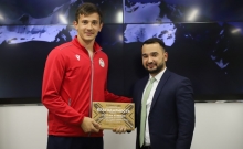 FORMULA55 наградила вратаря национальной сборной Таджикистана Рустама Ятимова