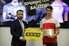 «Formula55» наградила многократного чемпиона Азии по лёгкой атлетике Ильдара Ахмадиева