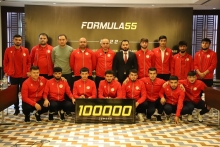 «Formula55» поддержала национальную сборную Таджикистана по футзалу