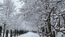 Снежный Таджикистан: морозно, но красиво