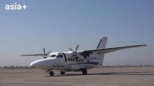 Czech aircraft manufacturer demonstrates its multi-purpose aircraft in Dushanbe