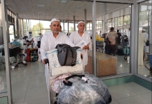 Первая группа таджикских паломников вернулась домой