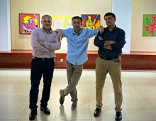 «Вместе»: Выставка картин сразу трёх художников проходит в Душанбе