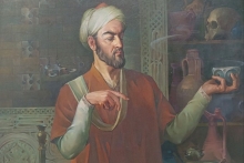 Дастхатҳои қадима ва асбобу лавозимоти тиббӣ дар намоишгоҳ бахшида ба  Абуалӣ Сино