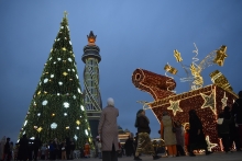 Душанбе в праздничном сиянии. Посмотрите, как преобразился город к Новому году